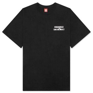 Icecream Black Graphic Short Sleeve Tee